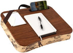 LAPGEAR Designer Lap Desk – Rustic Brown, Fits 15.6" Laptops by LapGear