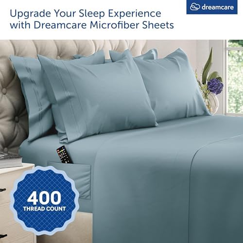 DREAMCARE King Size Sheets Set - 6 pcs Breathable Cooling Sheets King Size - Image 2