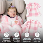 Buckle Me Baby Cozy Car Seat Blanket -Wearable Car Seat Blankets for Babies - Image 2