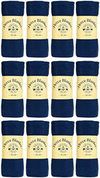 Yacht & Smith Soft Fleece Blankets 50 X 60, Lightweight, Cozy Warm Throws Dark Colorful Blanket Sofa Travel Outdoor, Wholesale by YACHTSMITH