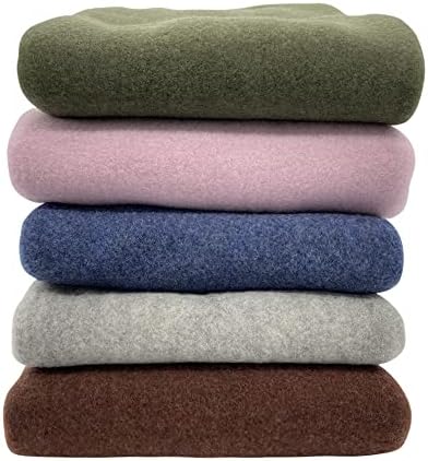 Ecoable Kids Thermal Throw: Organic Merino Wool Baby Receiving Blanket, 31x40 inches (Grey) - Image 2