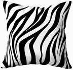 EMMTEEY Zebra Animal Print Pillow Covers 24x24 Throw Pillow Cover Set of 2 - Image 2