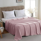 ZPECC Queen Flat Sheets Only Pink 6 Pack, Color-Coded Hem Threads - Image 2