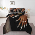Erosebridal African American Comforter Set King Size Black Woman Bedding Set for Women Girls Afro Magical Comforter Black Female Quilt Duvet for Teens Adult Melanin Bedroom Decor, 3 Piece by Erosebridal