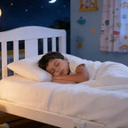 NTBAY Toddler Pillows with Pillowcases Set, 4 Piece 13 x 18, White - Image 2