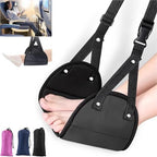 Foot Hammock for Plane Travel Portable Airplane Footrest,Leg Plane Travel Footrests,Foot Hammock Flight,Feet Rest Hanger for Planes,Train,Office,Car Women Men(Dark Blue) - Image 2