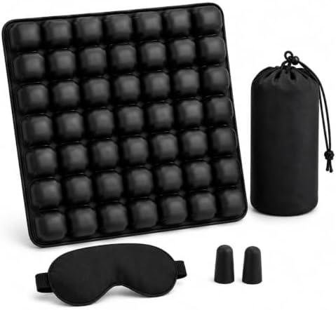 No Pump Needed Inflatable Seat Cushion, 49 Air Cell by Unknown