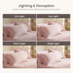 Bioweaves 100% Organic Cotton Body Pillow Cover for Body Pillowcases 300 Thread Count Soft Sateen Weave GOTS Certified with Zipped Closure - 21" x 54", Blush Pink, Pack of 2 - Image 7