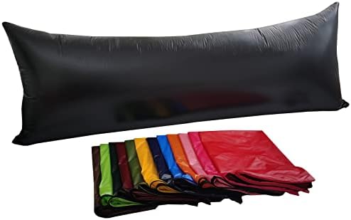2pcs PU Waterproof Pillowcases With Zipper Pillow Protectors, Dust Proof, Grease Proof, Dog Proof, Extends Pillow Life, Utility Patent Square Pillow covers, Beddings(Euro(26"*26"), Wine red) - Image 5