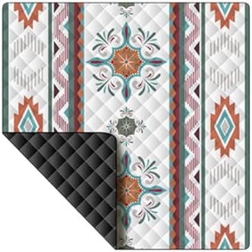 Picnic Ground Mat for Camping and Park Seating, 200 X 200 Cm Quilted Outdoor Mat with Easy Carry Storage Design Camping Picnic Blanket Ground Cover Tent Floor Pad Quilted Grass Foldable Travel Damp by Unknown