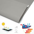 NUTRO CHILL Blackout Roller Shades Blinds for Window 25" W x 68" L Silver - Image 3