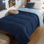 Bedsure Twin XL Comforter Duvet Insert - Bedding Quilted, Navy Blue/Blue by BEDSURE