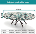 Dining Table Covers, Plaid Pattern Printed on Washable Tablecloth, for Parties & Celebrations Holiday Dinners, Fits for 60" x 84" Oval Tables - Image 4