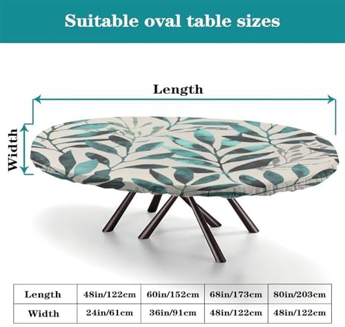 Dining Table Covers, Plaid Pattern Printed on Washable Tablecloth, for Parties & Celebrations Holiday Dinners, Fits for 60" x 84" Oval Tables - Image 4