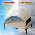 Veehoo Outdoor Dog Bed with Canopy, Cooling Elevated Dog Shade for Outside - Image 2