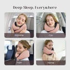 Dream Valley Neck Travel Pillow, Memory Foam,Cooling, Light Pink,L - Image 7