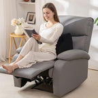 Lumbar Support Pillow for Recliner Chair/Accent Chair/Couch/Office Chair, Tufted Corduroy Back Support Cushion for Elderly, M-Shaped Recliner Cushions for Back Rest, Pain Relief, Reading, Black - Image 6