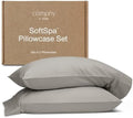 Coop Home Goods Comphy SoftSpa Pillowcase Set of 2, White Super Soft Pillow Cases King, Pillow Cases, Luxury Spa, Breathable, Hotel Quality Pillow Cases by CoopSleepGoods