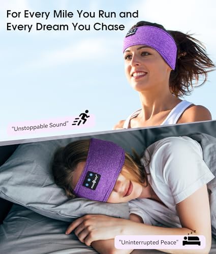 MUSICOZY Bluetooth Sleep Headphones Headband and Travel Storage Case Bundle, Wireless Sports Running Sleeping Headband with Organizer Bag for Travel and Everyday Use - Image 4