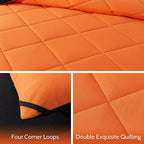 Decroom Lightweight 2 Pieces Comforter Set Twin Quilted Duvet Insert - Image 4
