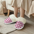 Cotton Slippers With Fluffy Edges House Slippers Non‑Slip Sole - Image 2