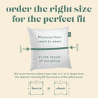 ComfyDown 20x30 Throw Pillow Insert, Down & Feather Fill, 100% Cotton Cover, Made in USA – Premium Soft Lumbar Decorative Pillow Form Sham Stuffer for Bed, Sofa & Couch - Image 6