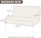 SearchI PU Leather RV Dinette Cushion Covers, Stretch Camper Cushion Slipcovers for Travel Trailer Couch RV Booth Seat, Replacement Camper Chair Protector(2 Backrest Cover & 2 Bench Cover, Grayish) - Image 6