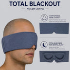ALASKA BEAR Sleep Eye Mask for Back and Side Sleepers, Women Men, Blue - Image 5