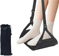 Foot Hammock for Plane Travel 2pcs Lightweight Plane Foot Hammock - Support Plate, Portable Leg Rest(Black) by Unknown