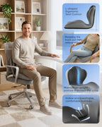 Saker Ergonomic Memory Foam Seat Cushion for Office Chairs,Car Seat Cushion - Image 4