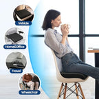 SweetSlubr Seat Cushion, Chair Pad, Memory Foam Tailbone Pain Relief - Image 4