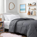 TEXARTIST Twin Comforter, All Season Down Alternative Gray Duvet Insert by TEXARTIST