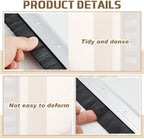 Hushee Brush Door Sweep for Exterior Interior, 48 Inches, Silver, 4 Pack - Image 3