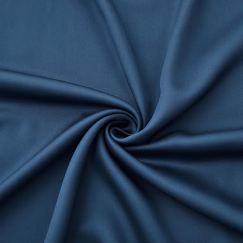 Luxury Bamboo Market | Queen Envelope Pillowcase Set | 100% Viscose Made from Bamboo | Organically Grown | Ultra Soft | Cooling | 2pcs [Midnight Blue] - Image 7
