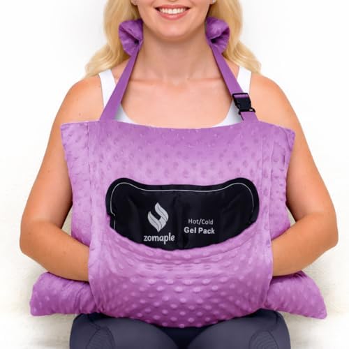 Zomaple 2pc Hysterectomy Pillow with Strap & Gel Pack for Recovery Support by Zomaple