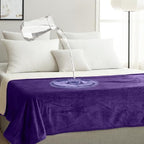 Waterproof Blanket for Bed, Couch & Sofa, Reversible Sherpa & Flannel Throw Blanket, Leakproof Soft Washable Furniture Protector for Pets & Home (Purple, 40"x60") - Image 2