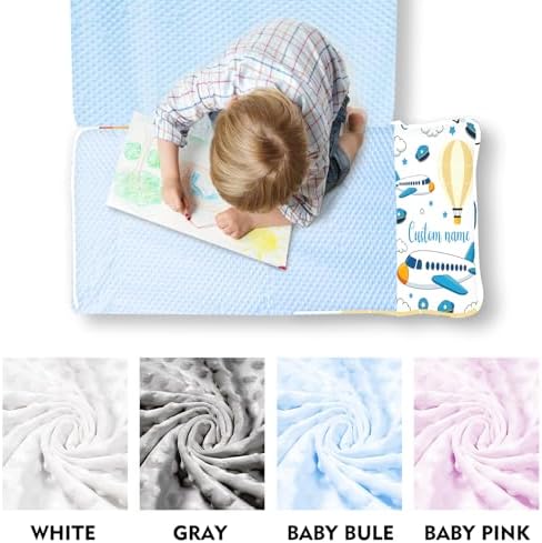 Personalized Toddler Nap Mat for Preschool, Custom Kids Nap Mat with Name, Extra Soft Preschool Nap Mat with Pillow & Blanket, Roll Up Daycare Sleeping Mat for Kids Boys - Image 4