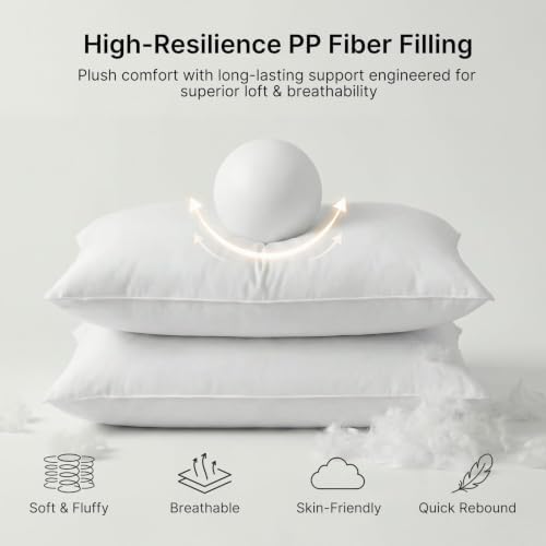 Outdoor Throw Pillow Set of 2 with Inserts, Outdoor Lumbar Pillow Water Resistant for Patio Furniture, 18x18 Inch Outdoor Pillows with Removable Zipper Cover - Image 5