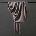 Thick Oversized Pashmina Shawl Wrap for Evening Dresses Winter Warm Shawls - Image 4