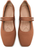 Womens Woven Ballet Flats, Foldable Mary Jane Shoes for Casual Wear by putaomaShoes