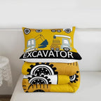 Kids Equipment Trucks Bedding Set Boys Construction Comforter Set Boys - Image 3