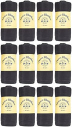 Yacht & Smith Soft Fleece Blankets 50 X 60, Lightweight, Cozy Warm Throws Dark Colorful Blanket Sofa Travel Outdoor, Wholesale by YACHTSMITH