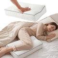 Knee Pillow for Side Sleepers, Memory Foam Leg Pillow, White by Unknown
