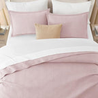IR Imperial Rooms King Quilt Bedding Set Baby Pink Bedspread Wave - Image 4