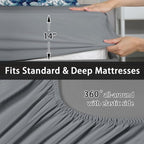 WeCozy Twin Comforter Set with Sheets, 5 Pieces Coastal Ocean Bedding - Image 3