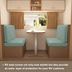 Eco-Ancheng RV Dinette Cushion Covers Seat Covers Camper Cushions Slipcover - Image 6