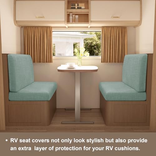 Eco-Ancheng RV Dinette Cushion Covers Seat Covers Camper Cushions Slipcover - Image 6