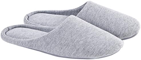 ofoot Women's Non-Slip House Slippers - Lightweight Cotton Memory Foam Indoor Slip-On, Machine Washable & Foldable Travel Design for Home, Yoga, Narrow/Wide Fit Options by OFOOT