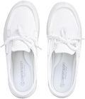 Buyrew Mules for Women with Arch Support - Lightweight Washed Cotton Sneaker Mules - Breathable Walking Flats, Comfortable Slip On Shoes for Business Casual, Office, Travel by Buyrew