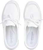Buyrew Mules for Women with Arch Support - Lightweight Washed Cotton Sneaker Mules - Breathable Walking Flats, Comfortable Slip On Shoes for Business Casual, Office, Travel by Buyrew